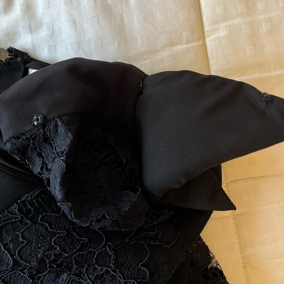 TIBI NYC Chantal Lace Dress 0 Black - Picture 10 of 14